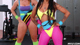 Cali Sweets, Sarah Jessie, Skylar Snow - Three Milfs Get Cock Cardio 01 07 2025